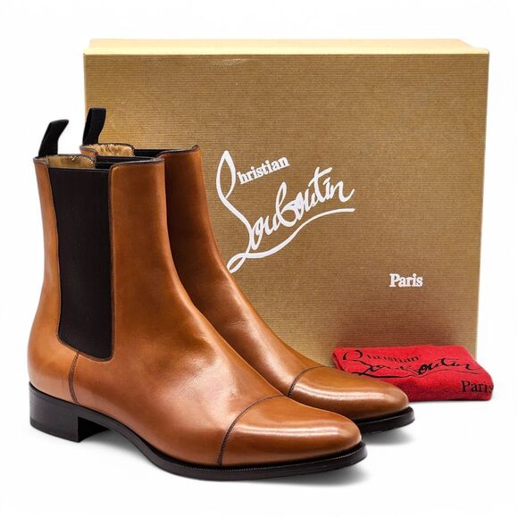 Christian Louboutin Antonio Chelsea Boots - Brown - EU 45.5 / US 12.5 $1350